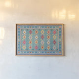 My Bohemian Life XIII by Daphne Brissonnet. shown as a paper print in a natural frame. Available as a archival giclee rolled canvas, fine art paper, or poster print. SKU 60743i.