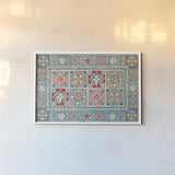 My Bohemian Life XIV by Daphne Brissonnet. shown as a paper print in a white frame. Available as a archival giclee rolled canvas, fine art paper, or poster print. SKU 60744i.