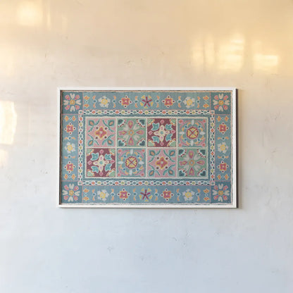 My Bohemian Life XIV by Daphne Brissonnet. shown as a paper print in a white frame. Available as a archival giclee rolled canvas, fine art paper, or poster print. SKU 60744i.