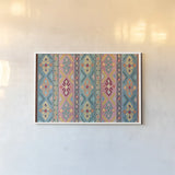 My Bohemian Life XV by Daphne Brissonnet. shown as a paper print in a white frame. Available as a archival giclee rolled canvas, fine art paper, or poster print. SKU 60745i.