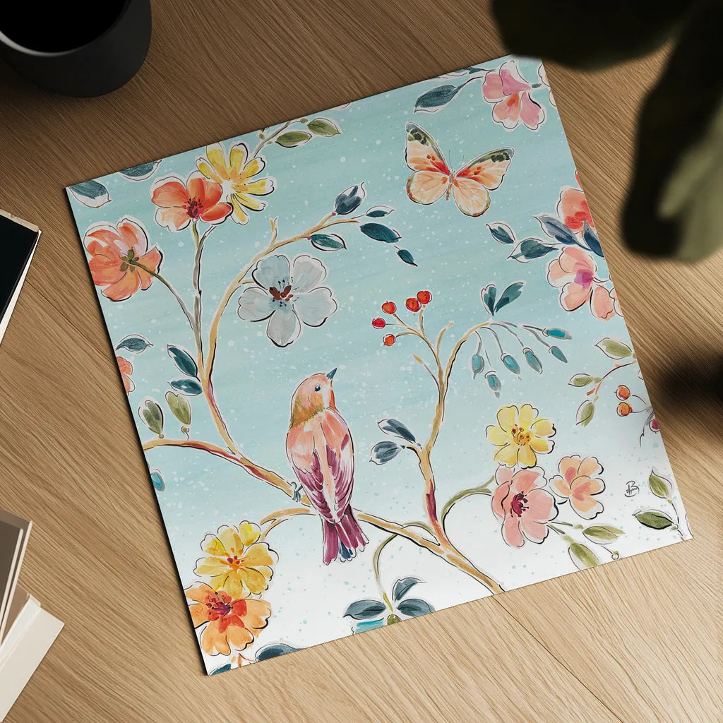 Natures Bliss II by Daphne Brissonnet. Shown as a detailed flat fine art print, highlighting archival giclee quality. Available as an archival giclee rolled canvas, fine art paper, or poster print. SKU 48136a.