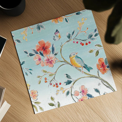 Natures Bliss III by Daphne Brissonnet. Shown as a detailed flat fine art print, highlighting archival giclee quality. Available as an archival giclee rolled canvas, fine art paper, or poster print. SKU 48137a.