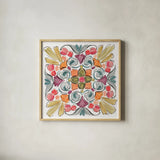 Natures Bliss IX by Daphne Brissonnet. Shown in a natural wood glass frame for a timeless modern aesthetic. Available as an archival giclee rolled canvas, fine art paper, or poster print. SKU 48143a.