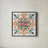 Natures Bliss VI by Daphne Brissonnet. Shown in a sleek black glass frame for a contemporary gallery look. Available as an archival giclee rolled canvas, fine art paper, or poster print. SKU 48140a.