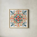 Natures Bliss VI by Daphne Brissonnet. Shown in a natural wood glass frame for a timeless modern aesthetic. Available as an archival giclee rolled canvas, fine art paper, or poster print. SKU 48140a.