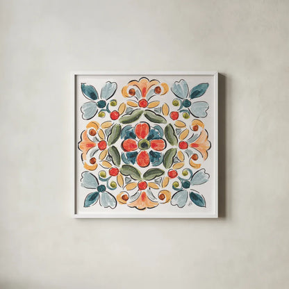 Natures Bliss VI by Daphne Brissonnet. Shown in a crisp white glass frame for a clean and minimalist style. Available as an archival giclee rolled canvas, fine art paper, or poster print. SKU 48140a.