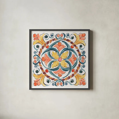 Natures Bliss VII by Daphne Brissonnet. Shown in a sleek black glass frame for a contemporary gallery look. Available as an archival giclee rolled canvas, fine art paper, or poster print. SKU 48141a.