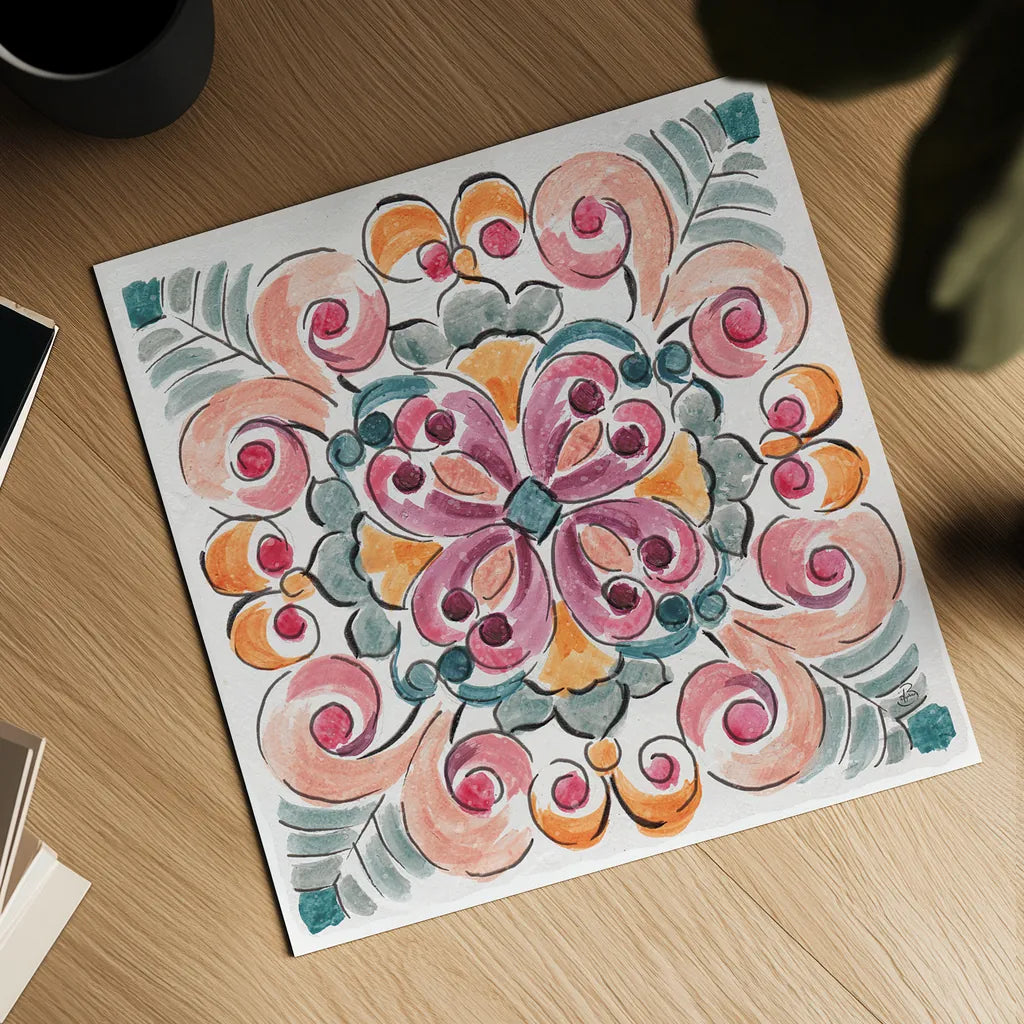 Natures Bliss VIII by Daphne Brissonnet. Shown as a detailed flat fine art print, highlighting archival giclee quality. Available as an archival giclee rolled canvas, fine art paper, or poster print. SKU 48142a.