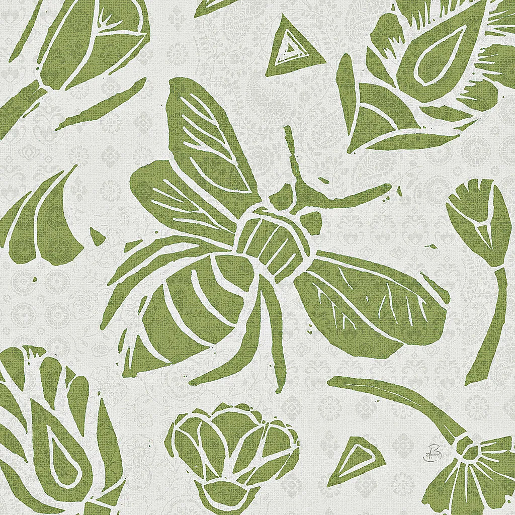 Nordic Woodcut VI by Daphne Brissonnet. SKU 21865a. Archival Giclee Fine art print for wall decor.