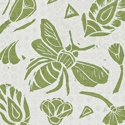 Nordic Woodcut VI by Daphne Brissonnet. SKU 21865a. Archival Giclee Fine art print for wall decor.