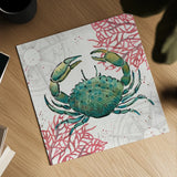 Ocean Finds V by Daphne Brissonnet. Shown as a detailed flat fine art print, highlighting archival giclee quality. Available as an archival giclee rolled canvas, fine art paper, or poster print. SKU 64729a.