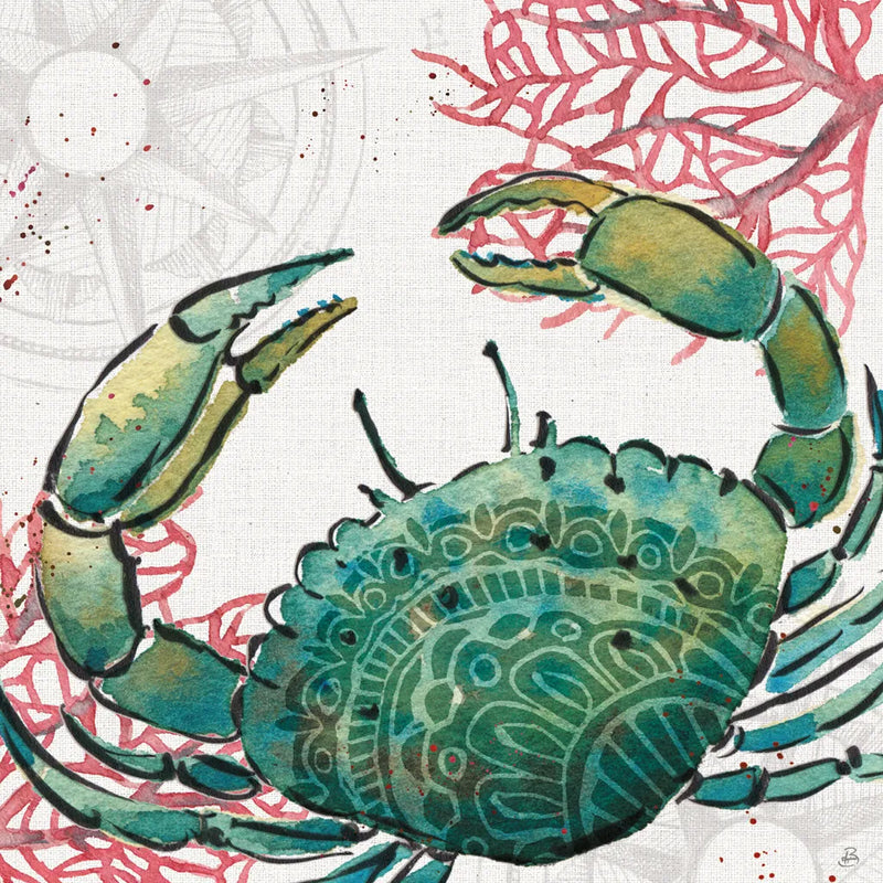 Ocean Finds XI by Daphne Brissonnet. SKU 64735a. Archival Giclee Fine art print for wall decor.