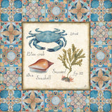 Oceanography Framed IV by Daphne Brissonnet. SKU 105003a. Archival Giclee Fine art print for wall decor.
