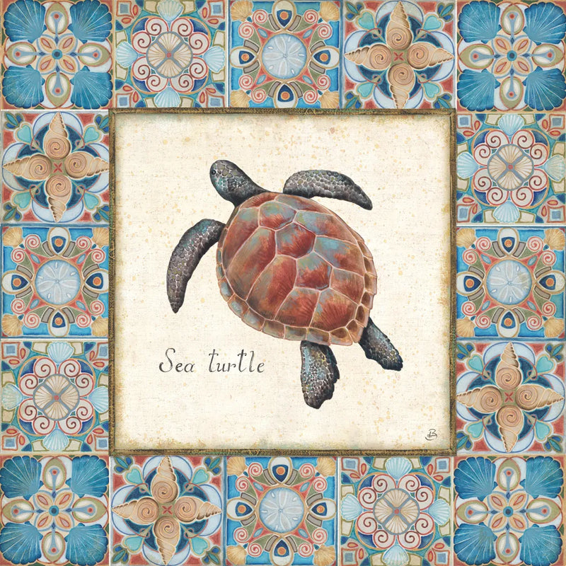 Oceanography Framed VI by Daphne Brissonnet. SKU 14698a. Archival Giclee Fine art print for wall decor.