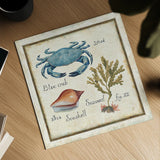 Oceanography IV by Daphne Brissonnet. Shown as a detailed flat fine art print, highlighting archival giclee quality. Available as an archival giclee rolled canvas, fine art paper, or poster print. SKU 14044a.