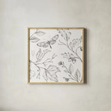 Outdoor Beauties I by Daphne Brissonnet. Shown in a natural wood glass frame for a timeless modern aesthetic. Available as an archival giclee rolled canvas, fine art paper, or poster print. SKU 101075a.