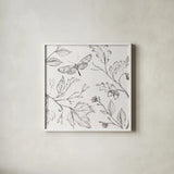 Outdoor Beauties I by Daphne Brissonnet. Shown in a crisp white glass frame for a clean and minimalist style. Available as an archival giclee rolled canvas, fine art paper, or poster print. SKU 101075a.