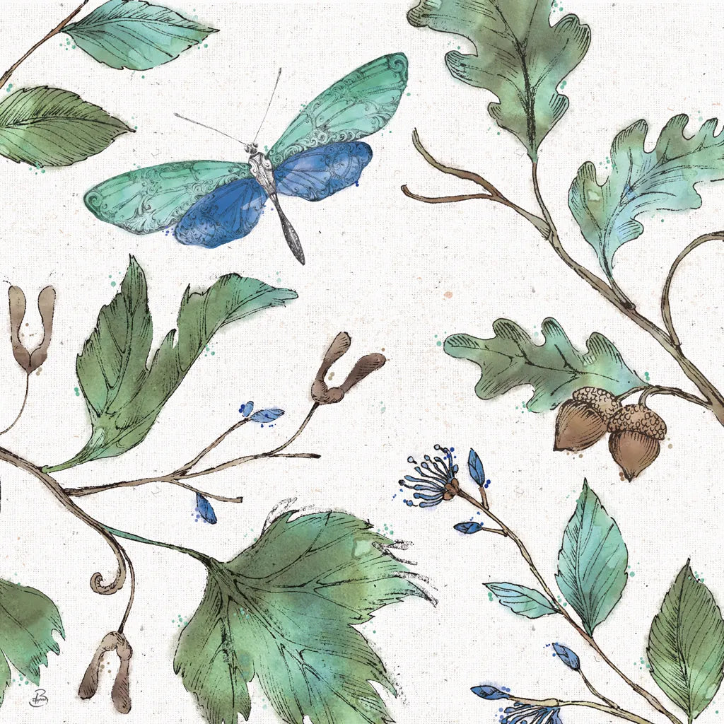 Outdoor Beauties I Color by Daphne Brissonnet. SKU 54833a. Archival Giclee Fine art print for wall decor.