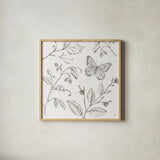 Outdoor Beauties II by Daphne Brissonnet. Shown in a natural wood glass frame for a timeless modern aesthetic. Available as an archival giclee rolled canvas, fine art paper, or poster print. SKU 101076a.