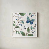 Outdoor Beauties II Color by Daphne Brissonnet. Shown in a crisp white glass frame for a clean and minimalist style. Available as an archival giclee rolled canvas, fine art paper, or poster print. SKU 54834a.