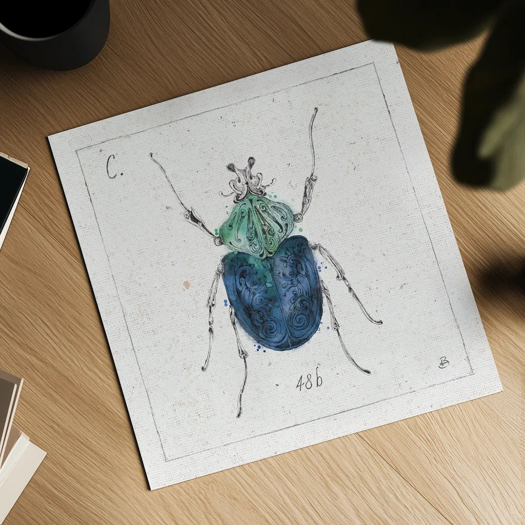 Outdoor Beauties IX Color by Daphne Brissonnet. Shown as a detailed flat fine art print, highlighting archival giclee quality. Available as an archival giclee rolled canvas, fine art paper, or poster print. SKU 54841a.