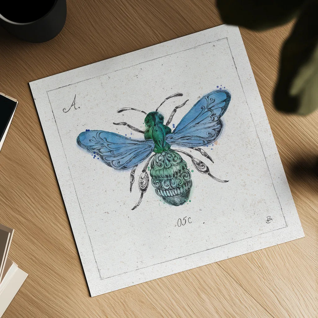 Outdoor Beauties VII Color by Daphne Brissonnet. Shown as a detailed flat fine art print, highlighting archival giclee quality. Available as an archival giclee rolled canvas, fine art paper, or poster print. SKU 54839a.