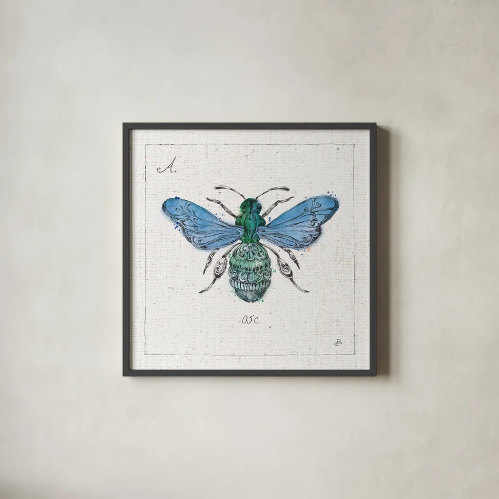 Outdoor Beauties VII Color by Daphne Brissonnet. Shown in a sleek black glass frame for a contemporary gallery look. Available as an archival giclee rolled canvas, fine art paper, or poster print. SKU 54839a.