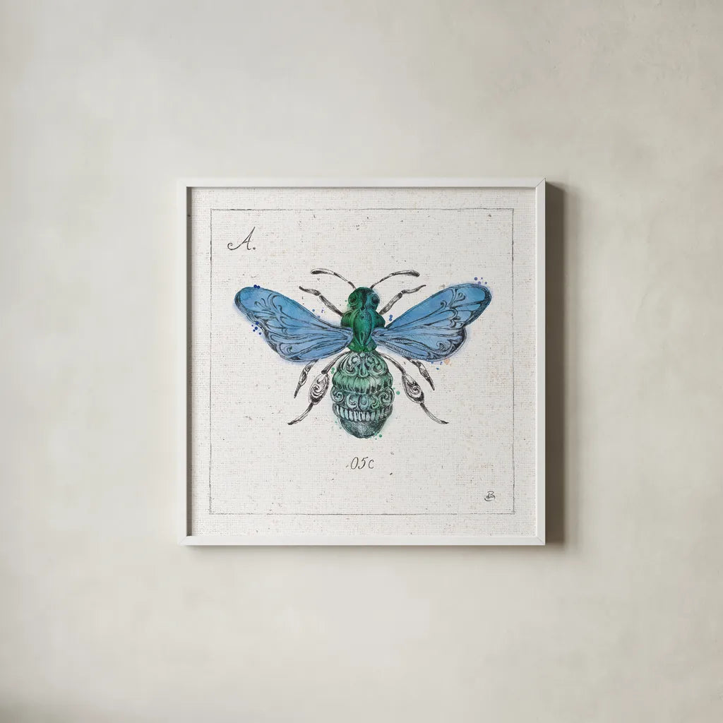 Outdoor Beauties VII Color by Daphne Brissonnet. Shown in a crisp white glass frame for a clean and minimalist style. Available as an archival giclee rolled canvas, fine art paper, or poster print. SKU 54839a.