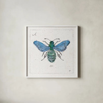 Outdoor Beauties VII Color by Daphne Brissonnet. Shown in a crisp white glass frame for a clean and minimalist style. Available as an archival giclee rolled canvas, fine art paper, or poster print. SKU 54839a.