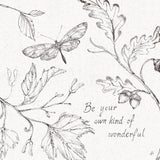 Outdoor Beauties Words I by Daphne Brissonnet. SKU 101077a. Archival Giclee Fine art print for wall decor.