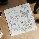 Outdoor Beauties Words II by Daphne Brissonnet. Shown as a detailed flat fine art print, highlighting archival giclee quality. Available as an archival giclee rolled canvas, fine art paper, or poster print. SKU 101078a.