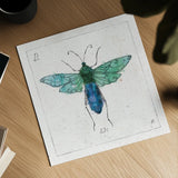 Outdoor Beauties X Color by Daphne Brissonnet. Shown as a detailed flat fine art print, highlighting archival giclee quality. Available as an archival giclee rolled canvas, fine art paper, or poster print. SKU 54842a.