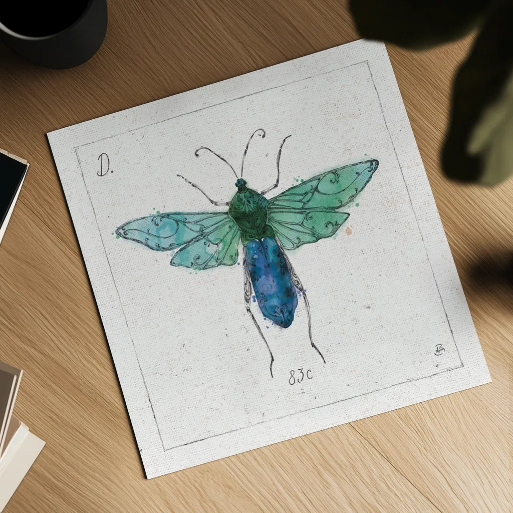 Outdoor Beauties X Color by Daphne Brissonnet. Shown as a detailed flat fine art print, highlighting archival giclee quality. Available as an archival giclee rolled canvas, fine art paper, or poster print. SKU 54842a.