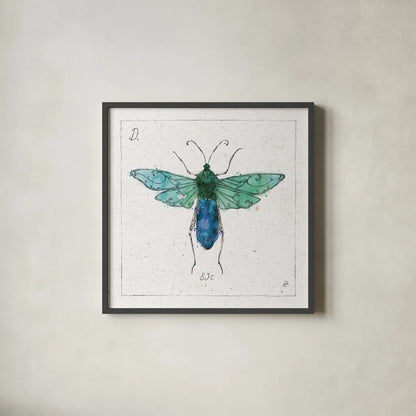 Outdoor Beauties X Color by Daphne Brissonnet. Shown in a sleek black glass frame for a contemporary gallery look. Available as an archival giclee rolled canvas, fine art paper, or poster print. SKU 54842a.