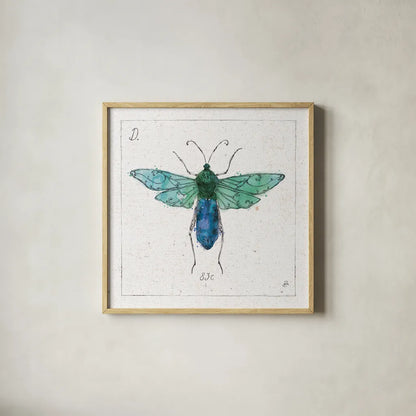 Outdoor Beauties X Color by Daphne Brissonnet. Shown in a natural wood glass frame for a timeless modern aesthetic. Available as an archival giclee rolled canvas, fine art paper, or poster print. SKU 54842a.