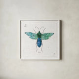 Outdoor Beauties X Color by Daphne Brissonnet. Shown in a crisp white glass frame for a clean and minimalist style. Available as an archival giclee rolled canvas, fine art paper, or poster print. SKU 54842a.