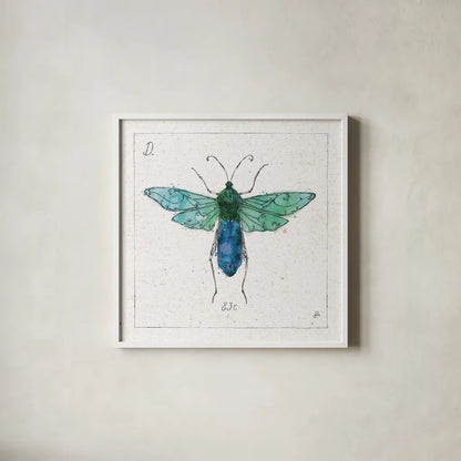 Outdoor Beauties X Color by Daphne Brissonnet. Shown in a crisp white glass frame for a clean and minimalist style. Available as an archival giclee rolled canvas, fine art paper, or poster print. SKU 54842a.