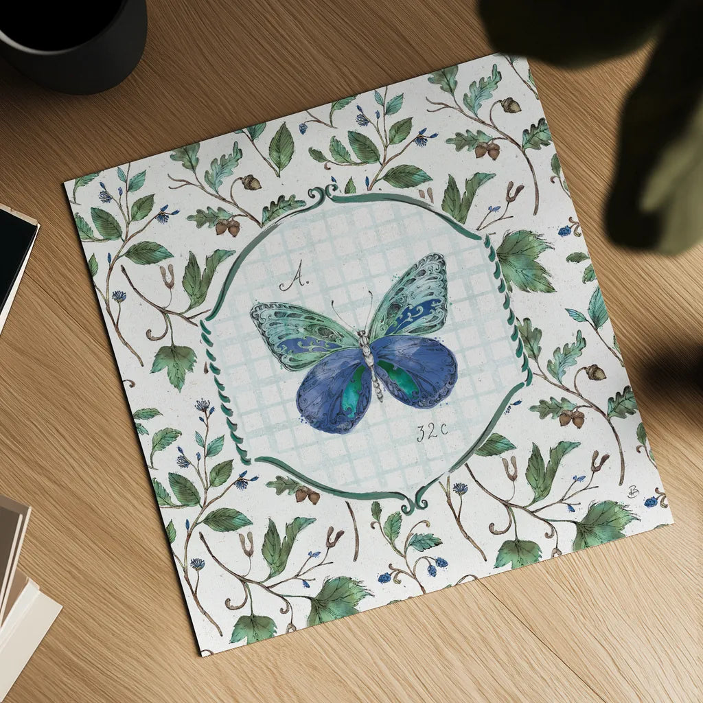 Outdoor Beauties XII Color by Daphne Brissonnet. Shown as a detailed flat fine art print, highlighting archival giclee quality. Available as an archival giclee rolled canvas, fine art paper, or poster print. SKU 58517a.