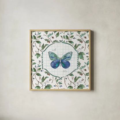 Outdoor Beauties XII Color by Daphne Brissonnet. Shown in a natural wood glass frame for a timeless modern aesthetic. Available as an archival giclee rolled canvas, fine art paper, or poster print. SKU 58517a.