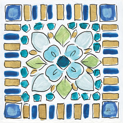 Peacock Allegory VI by Daphne Brissonnet. SKU 37513a. Archival Giclee Fine art print for wall decor.