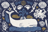 Primitive Sea I Dark by Daphne Brissonnet. SKU 63862i. Archival Giclee Fine art print for wall decor.
