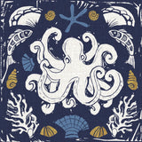 Primitive Sea IV Dark by Daphne Brissonnet. SKU 63865a. Archival Giclee Fine art print for wall decor.