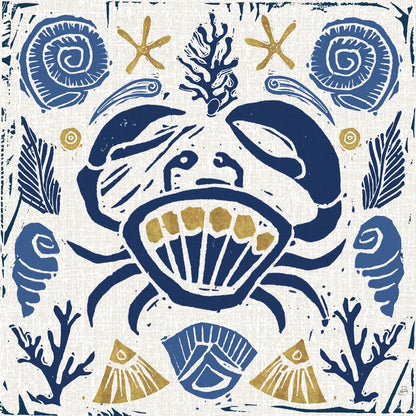 Primitive Sea VII by Daphne Brissonnet. SKU 63860a. Archival Giclee Fine art print for wall decor.