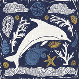 Primitive Sea VIII Dark by Daphne Brissonnet. SKU 63869a. Archival Giclee Fine art print for wall decor.