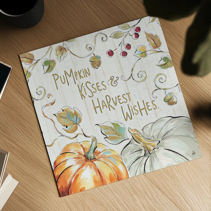 Pumpkin Patch IV by Daphne Brissonnet. Shown as a detailed flat fine art print, highlighting archival giclee quality. Available as an archival giclee rolled canvas, fine art paper, or poster print. SKU 38494a.