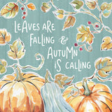 Pumpkin Patch VI Aqua by Daphne Brissonnet. SKU 38510a. Archival Giclee Fine art print for wall decor.