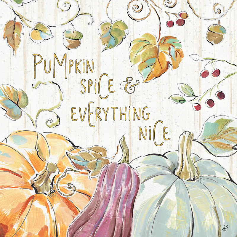 Pumpkin Patch VII by Daphne Brissonnet. SKU 38497a. Archival Giclee Fine art print for wall decor.