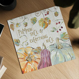 Pumpkin Patch VII by Daphne Brissonnet. Shown as a detailed flat fine art print, highlighting archival giclee quality. Available as an archival giclee rolled canvas, fine art paper, or poster print. SKU 38497a.