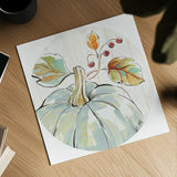 Pumpkin Patch XIII by Daphne Brissonnet. Shown as a detailed flat fine art print, highlighting archival giclee quality. Available as an archival giclee rolled canvas, fine art paper, or poster print. SKU 38503a.
