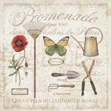 Royal Garden II by Daphne Brissonnet. SKU 14798a. Archival Giclee Fine art print for wall decor.